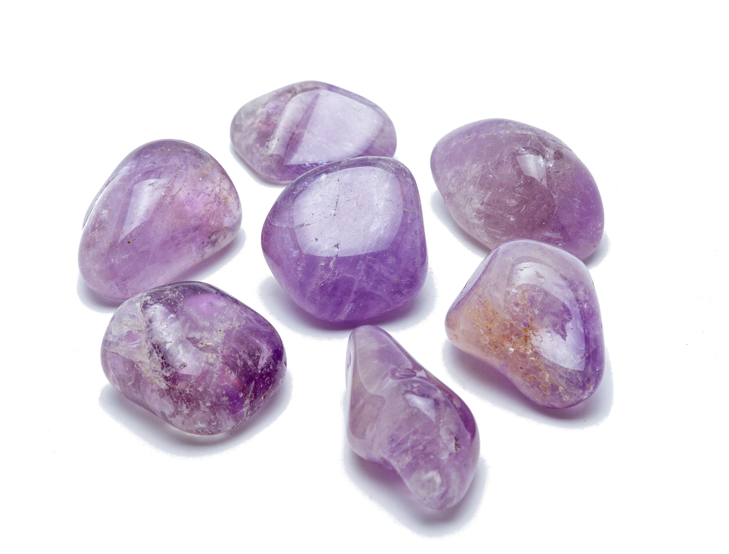 SAMSARI Natural Tumbled Stones with Carry-On Crafted Fabric Bag for Wicca, Reiki