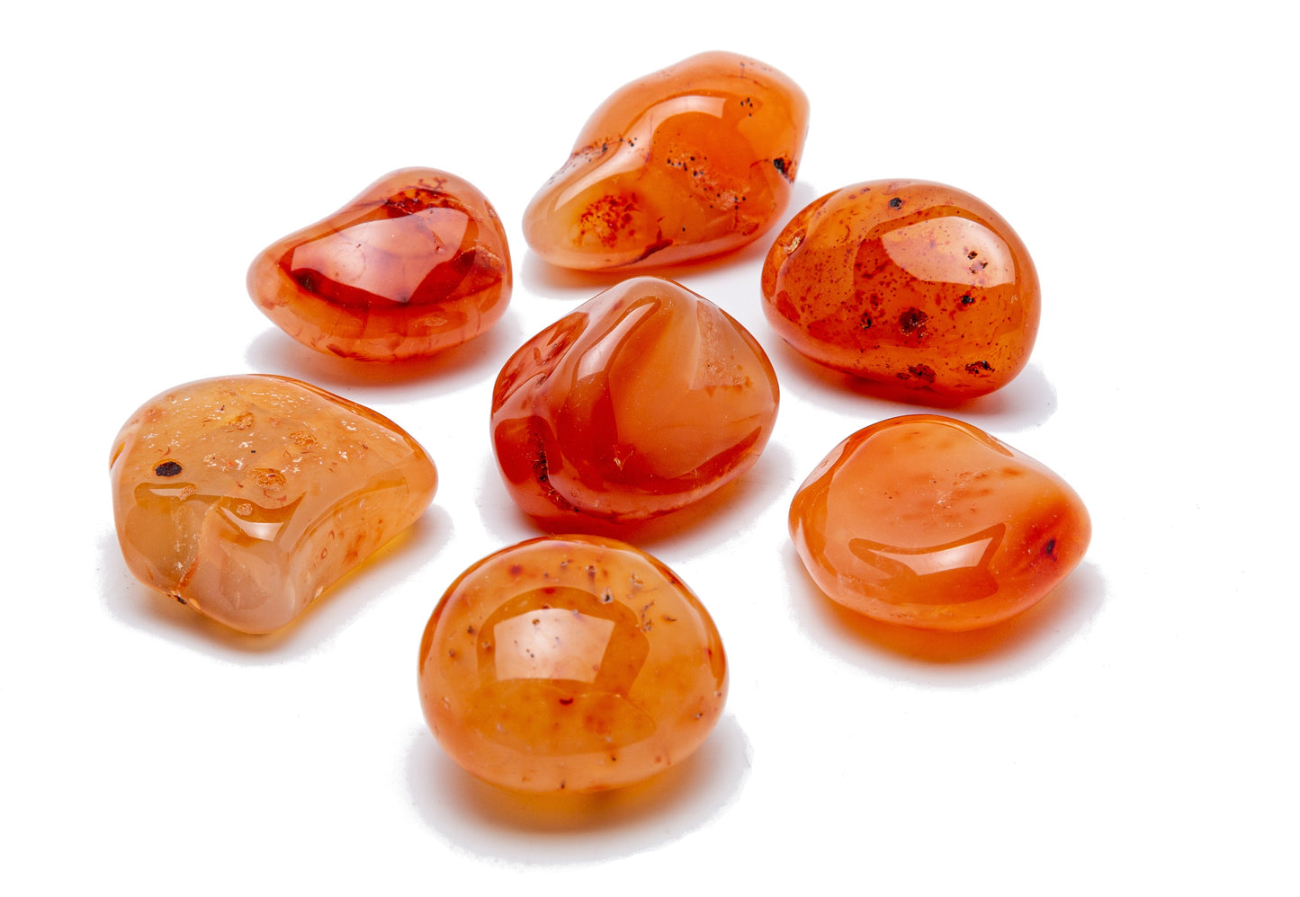 SAMSARI Natural Tumbled Stones with Carry-On Crafted Fabric Bag for Wicca, Reiki