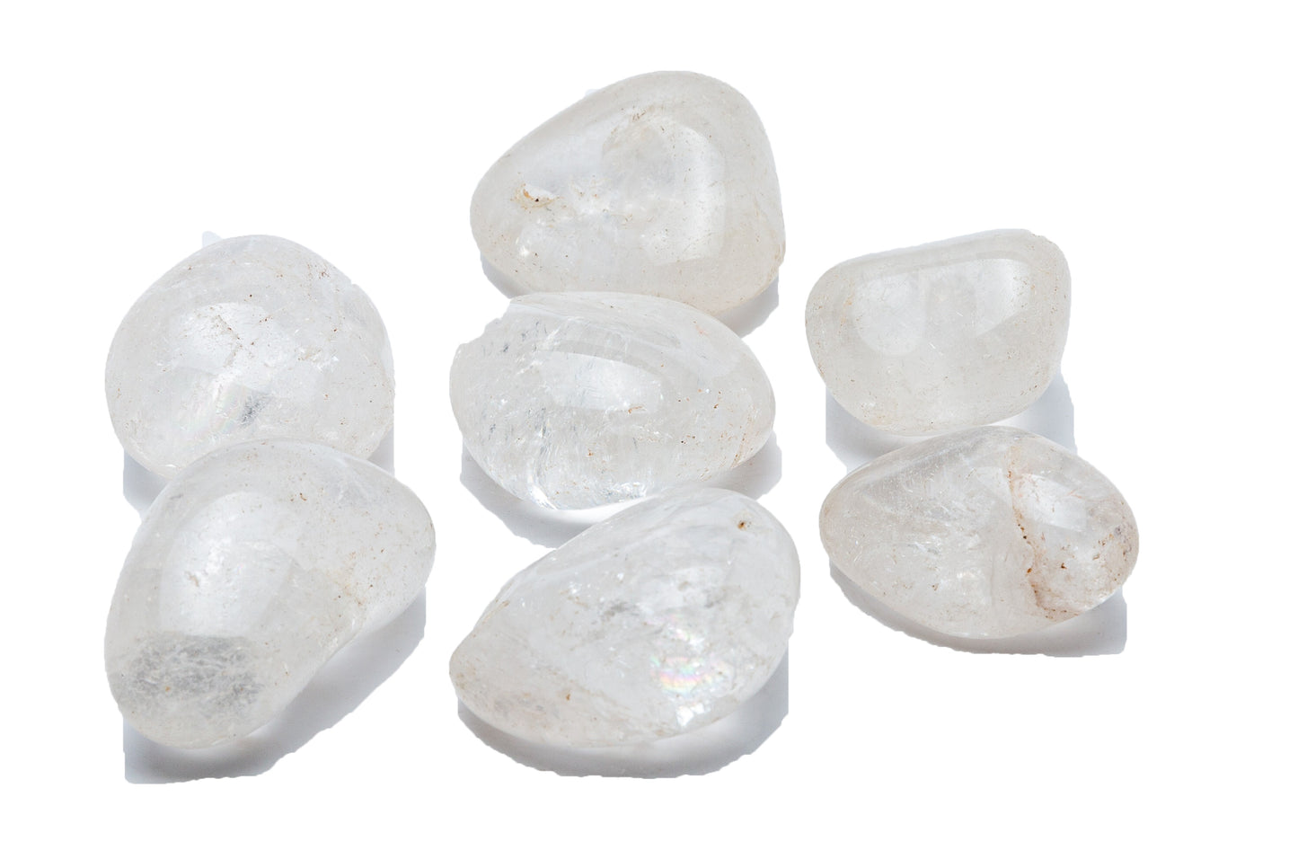 SAMSARI Natural Tumbled Stones with Carry-On Crafted Fabric Bag for Wicca, Reiki